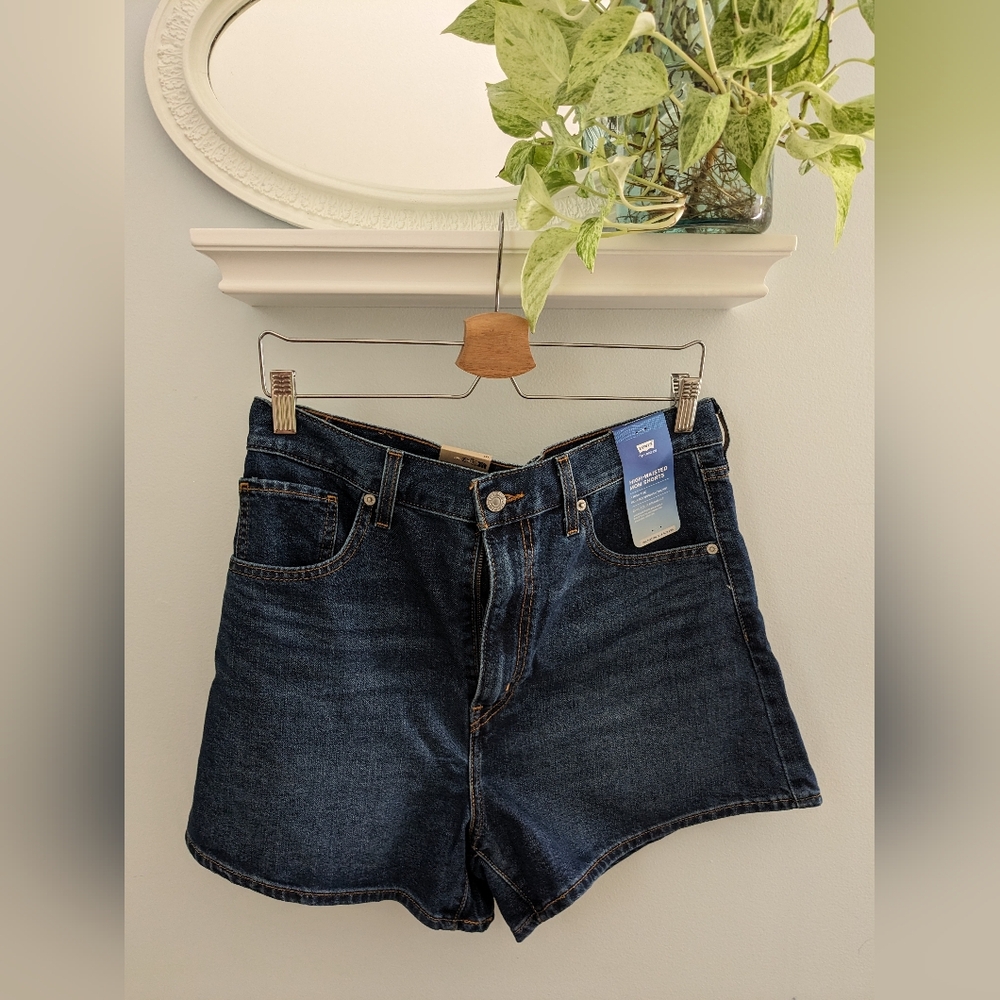 Levi's High Waisted Mom Shorts